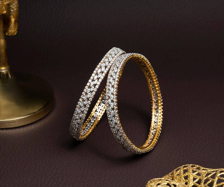 Diamond Bangles
