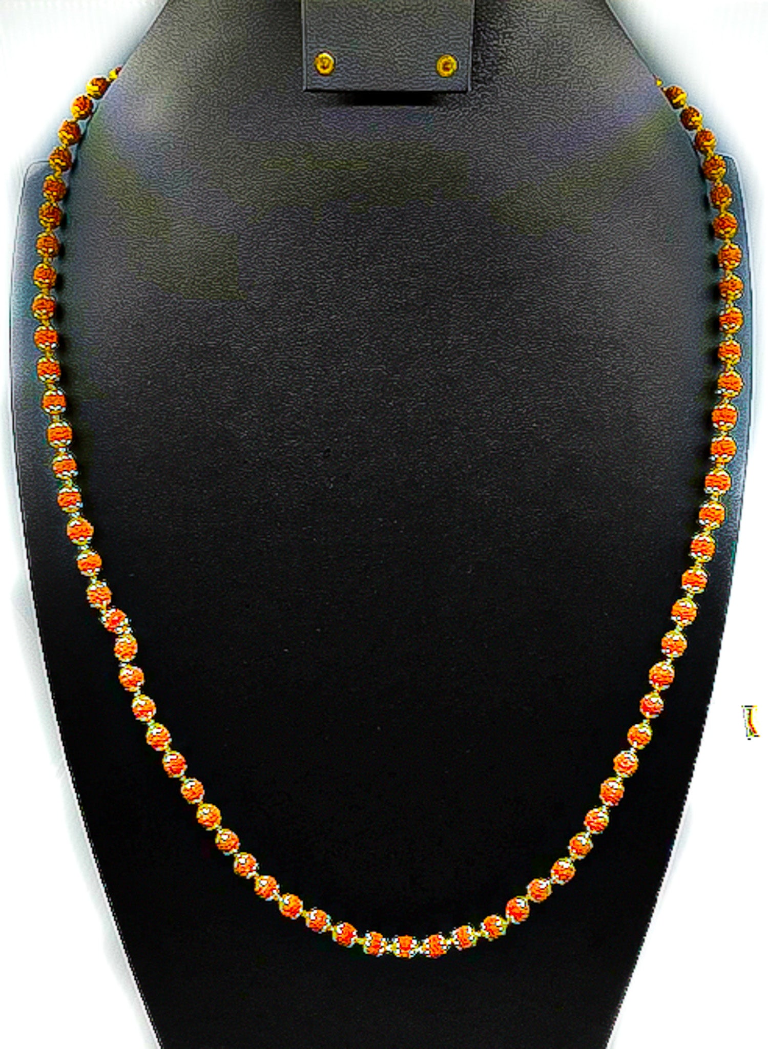 22k Gold Mala w/ Earing Set 26.43 g