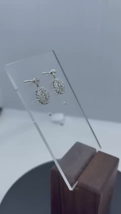 Dusk Jewel Earrings – 18k Gold, 1.12 Carat Diamond