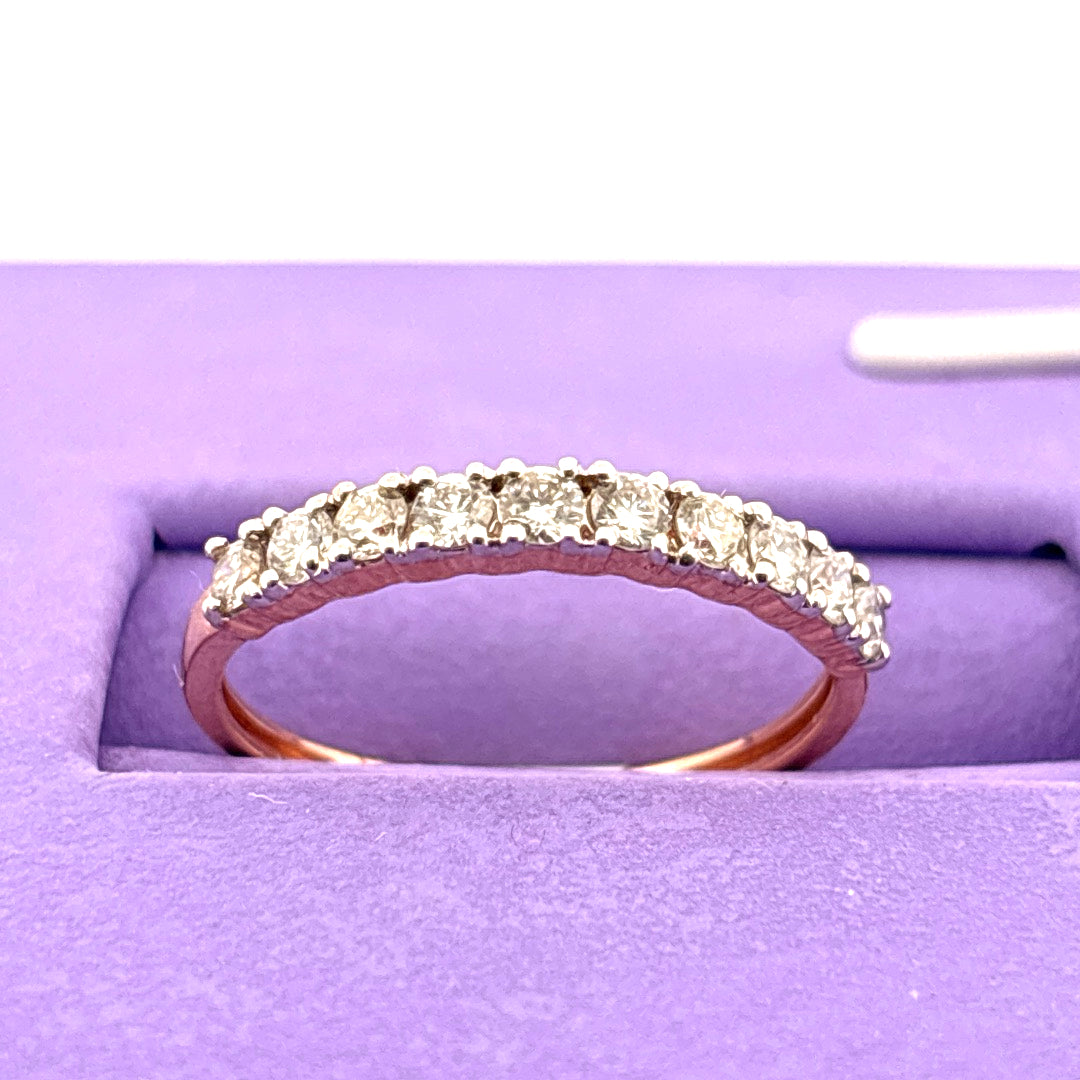 Diamond ring wt 1.50g ct 0.45