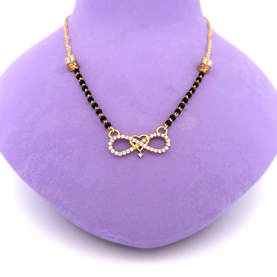 Diamond mangalsutra wt 5.210