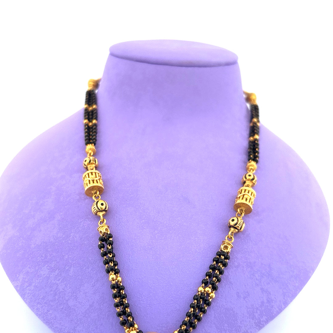 Gold mangalsutra wt 14.21