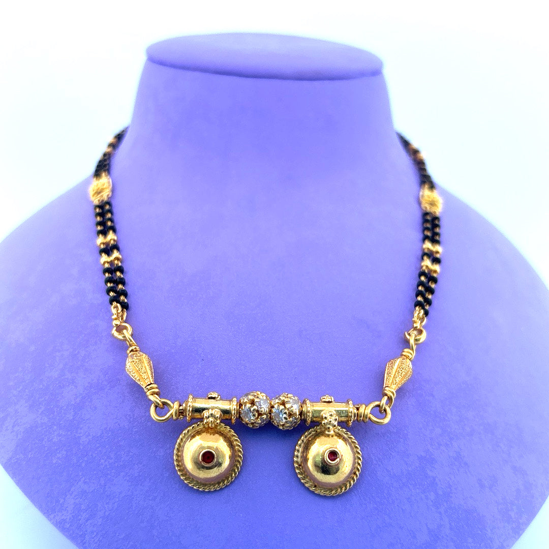 Gold mangalsutra wt 21.25