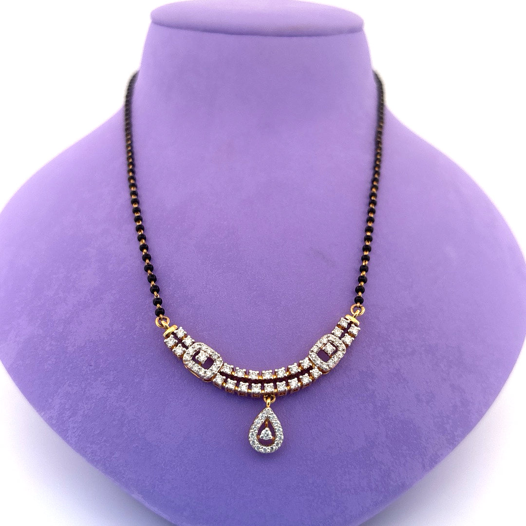 diamond mangalsutra wt 8.38
