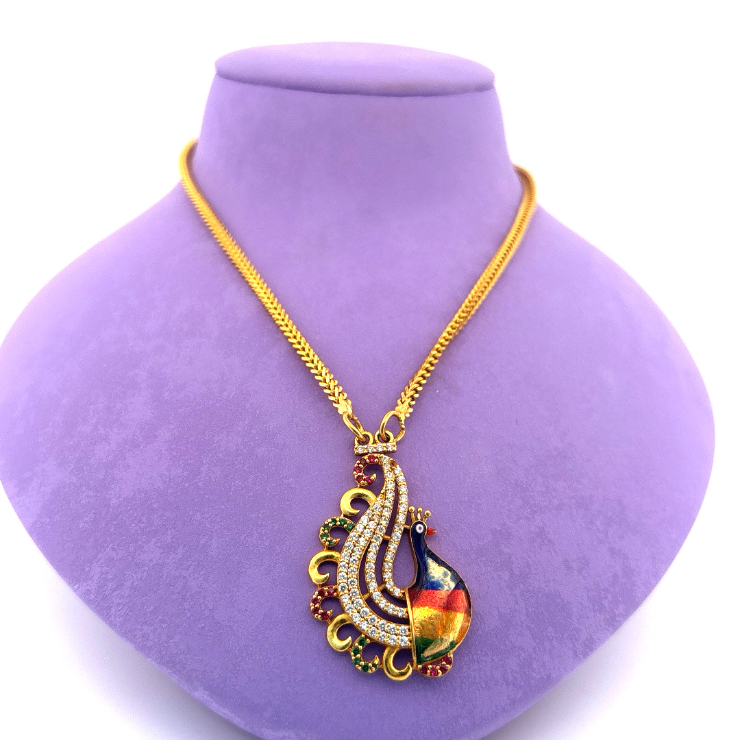 Gold chain wt 21.55
