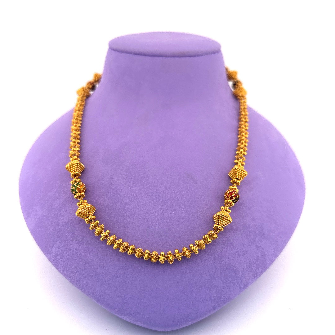 Gold long chain wt 45.69