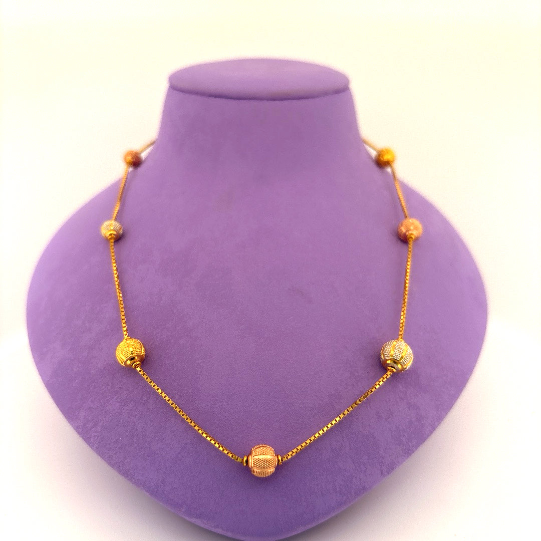 Gold long chain wt 14.21