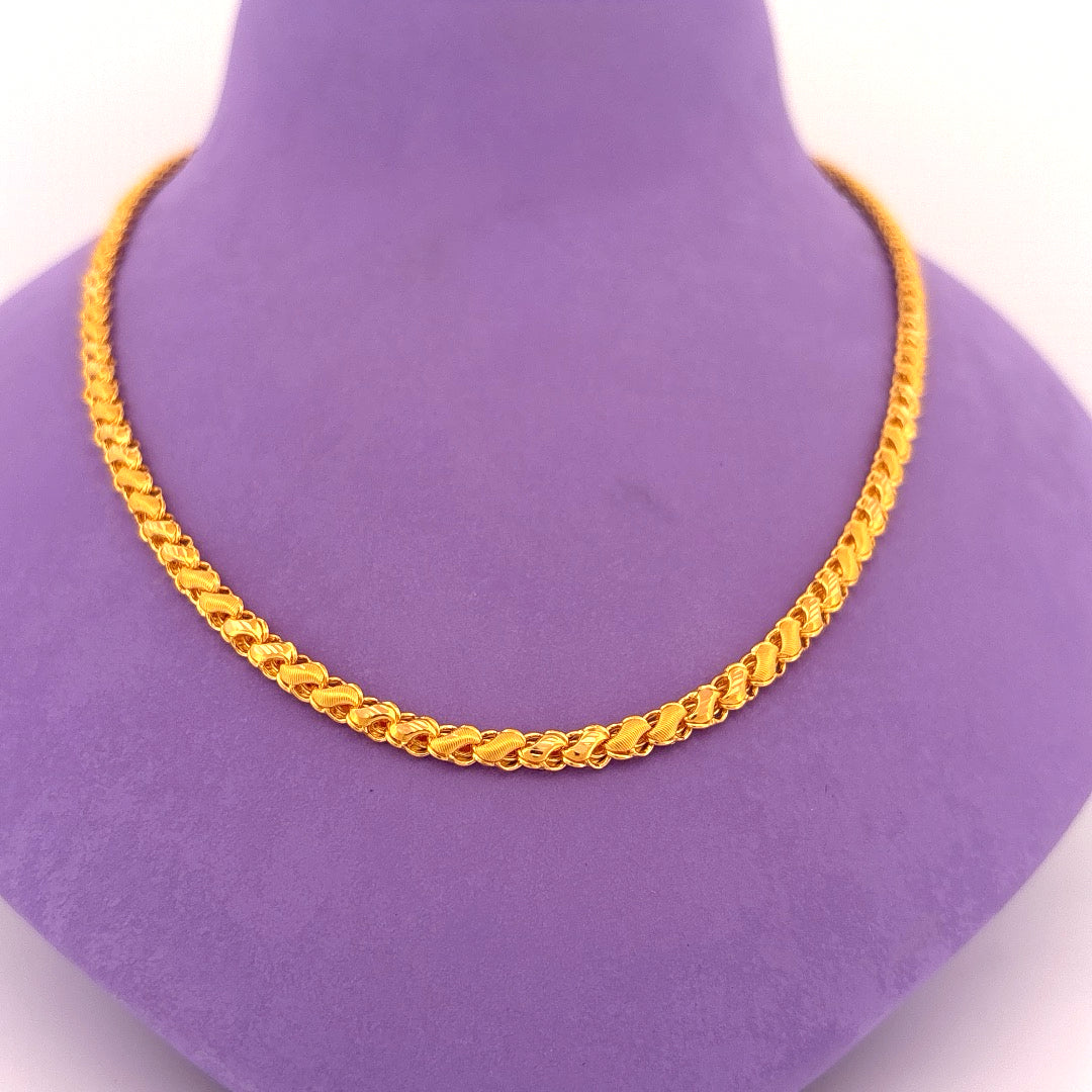 22k gold light weight chain