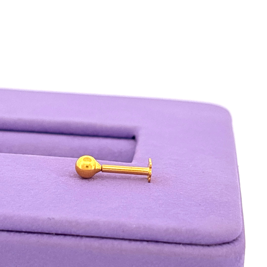 Ball front nose pin