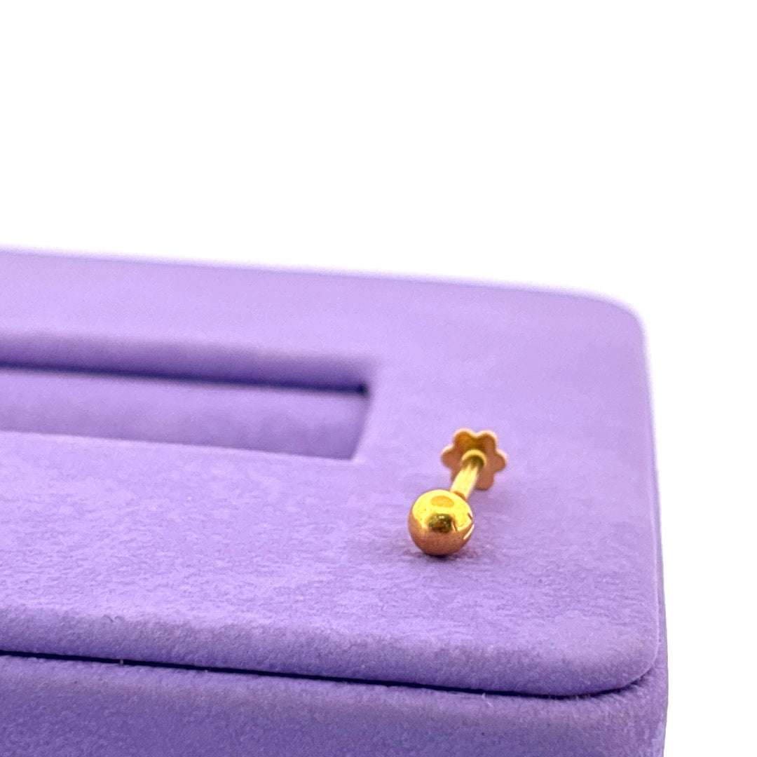 Ball front nose pin