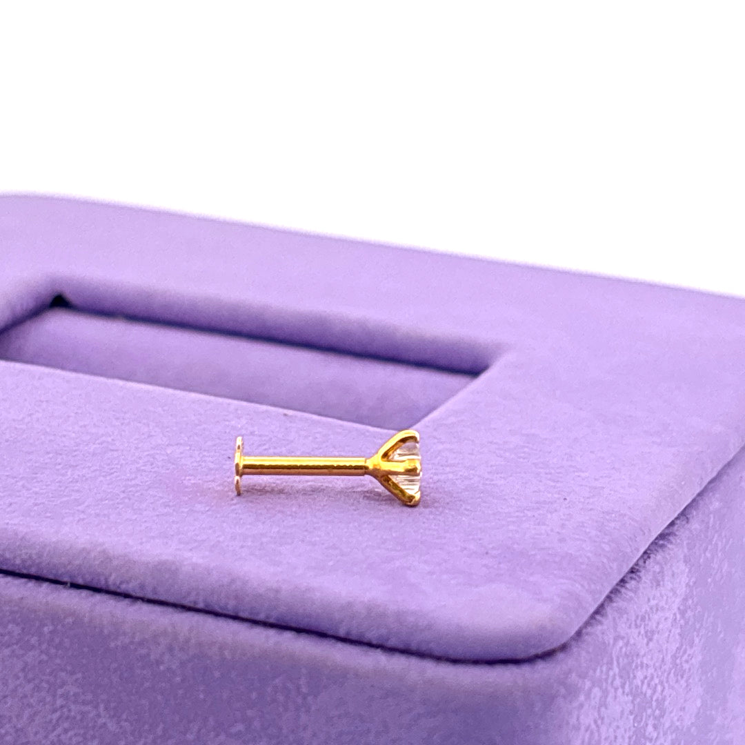Star stone nose ring