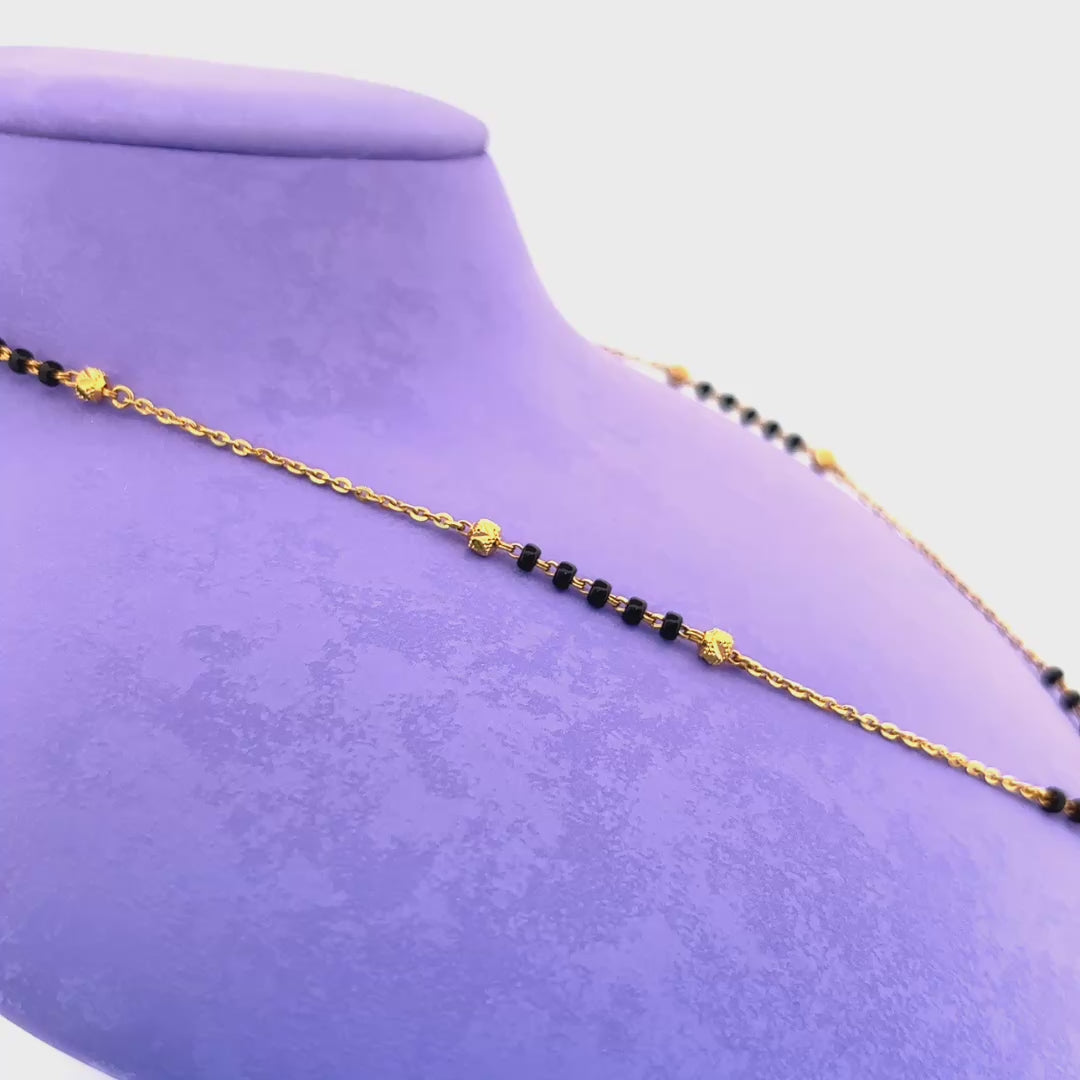 Gold mangalsutra wt 6.01