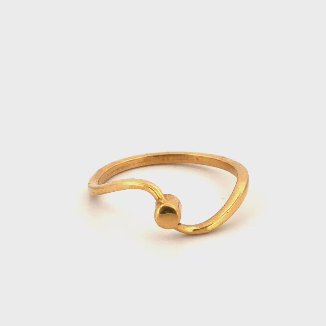 22K Gold Designer Ring