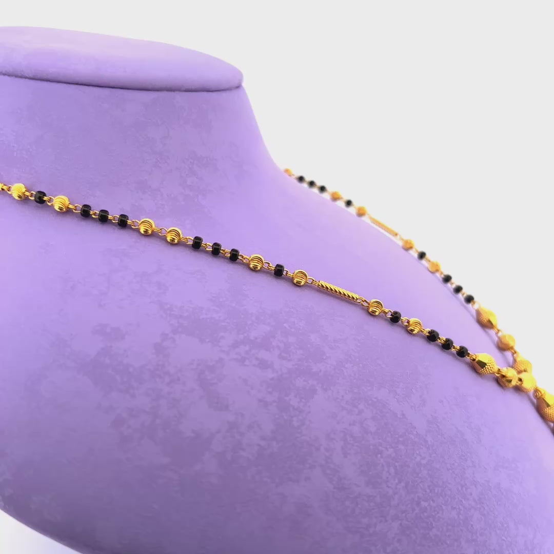 Gold mangalsutra wt 9.16