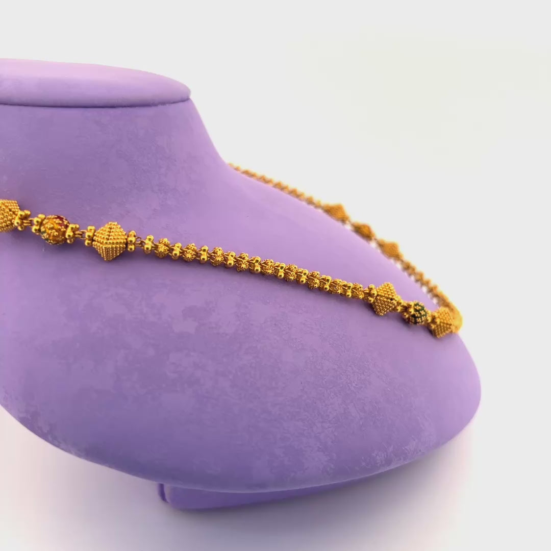 Gold long chain wt 45.69