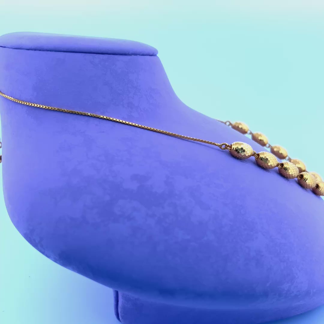 Gold chain wt 11.62