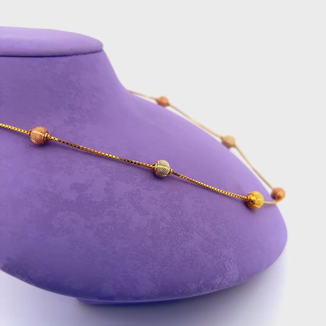 Gold long chain wt 14.21