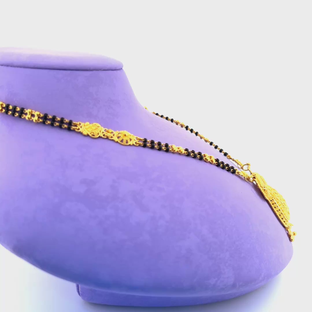 Gold mangalsutra wt 28.71