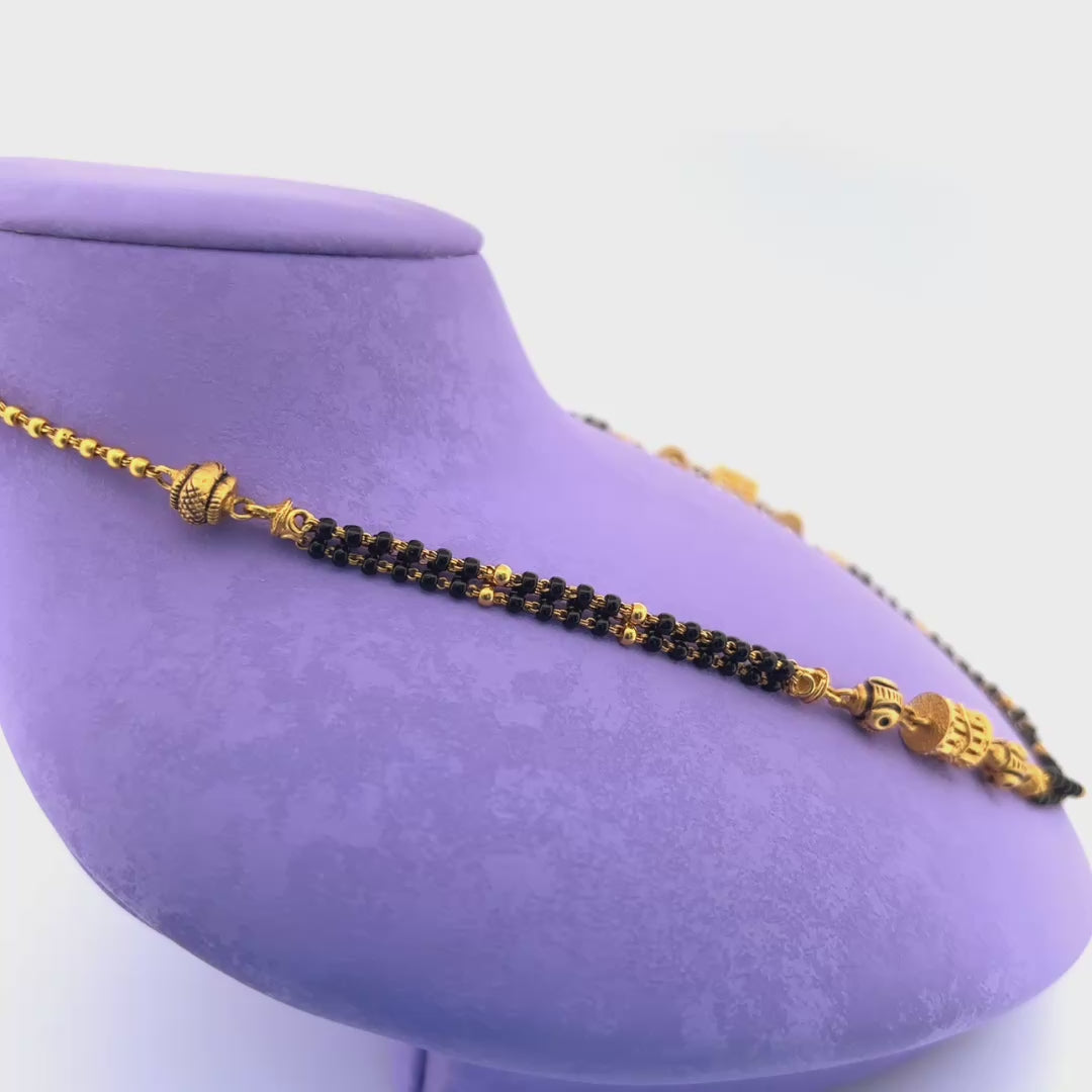 Gold mangalsutra wt 14.21