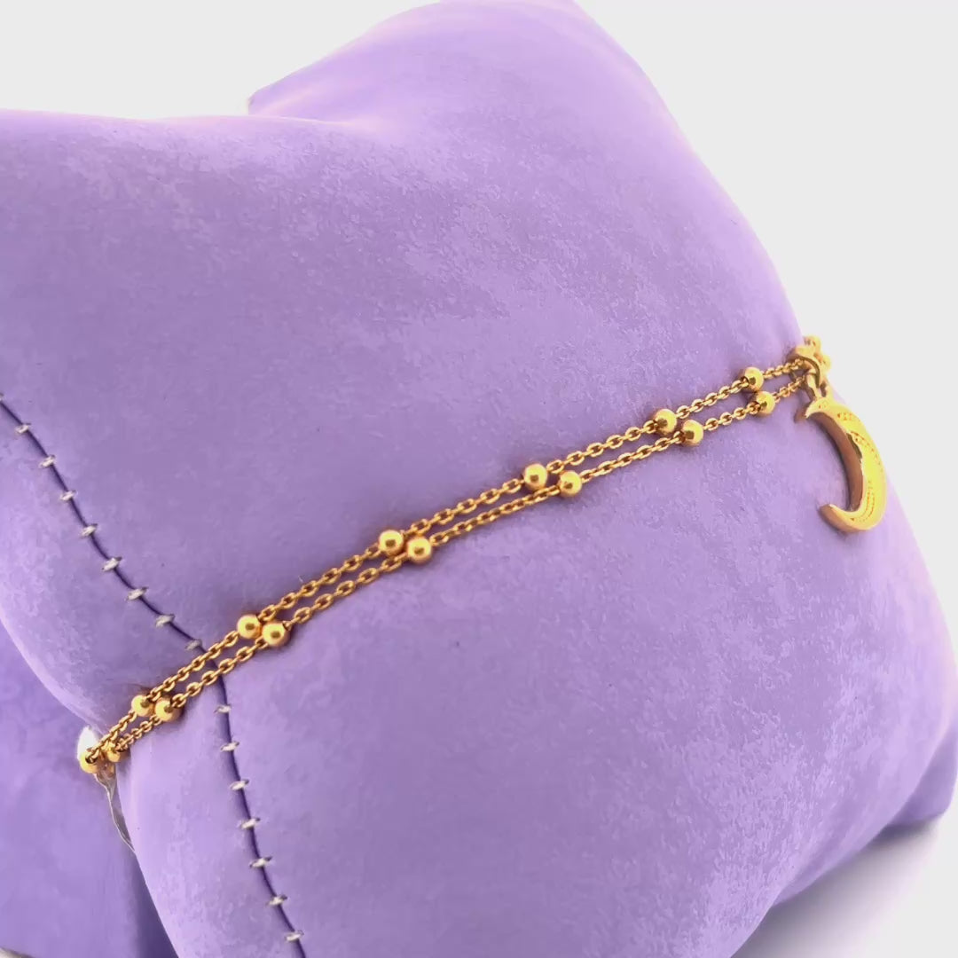 Moon bracelet wt 3.5g
