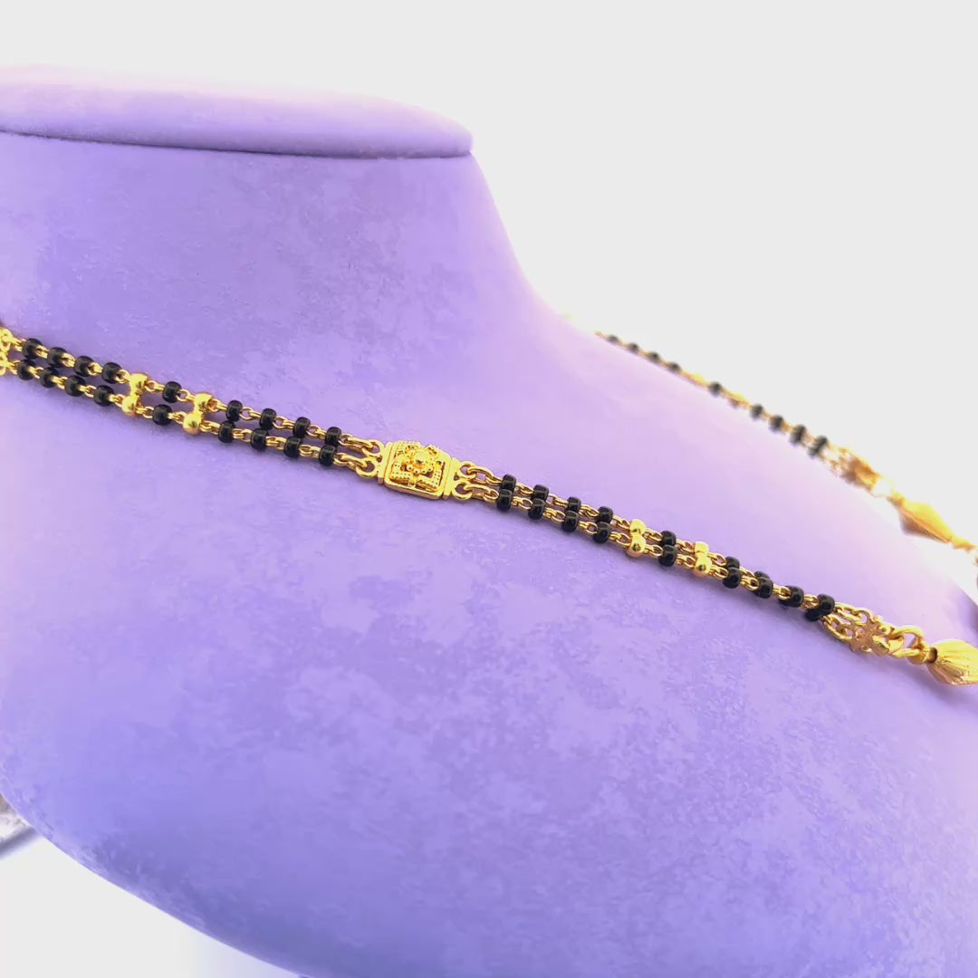 Gold mangalsutra wt 21.25