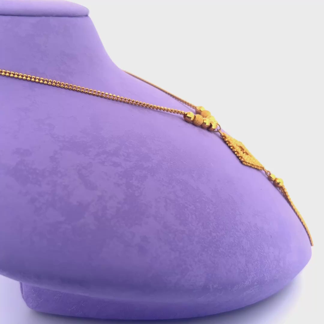 Gold chain wt 9.14