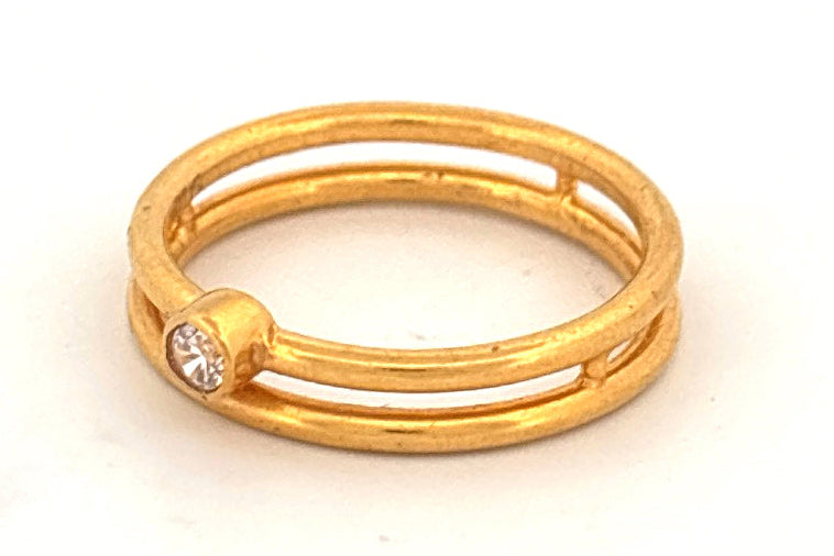 22k Gold ring wt. 4.05g
