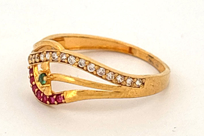 22k Gold ring wt 1.46